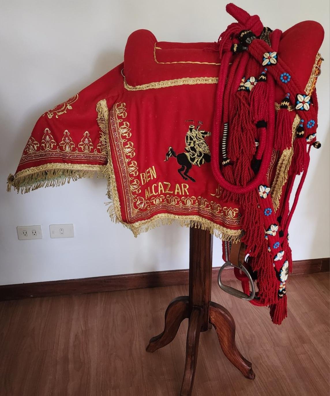 Montura Árabe de Gala Rojo